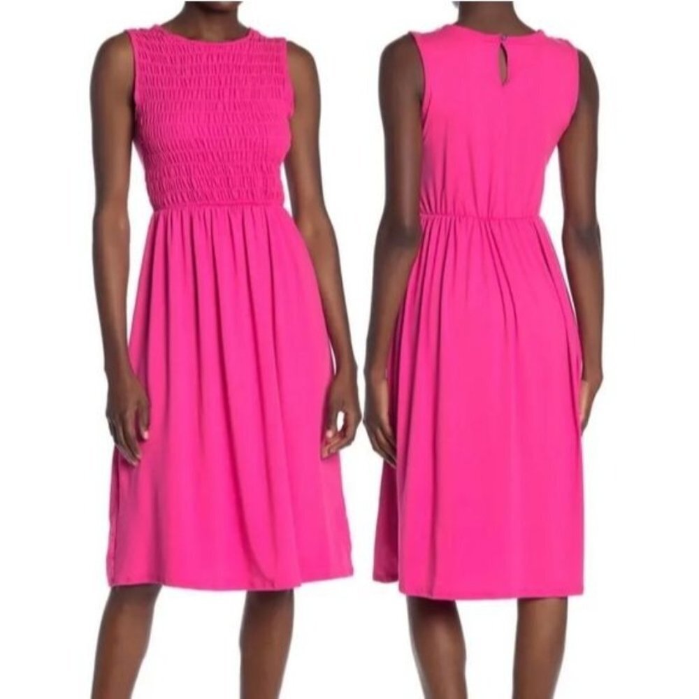 NWOT Velvet Torch Sleeveless Smocked Dress Size Small